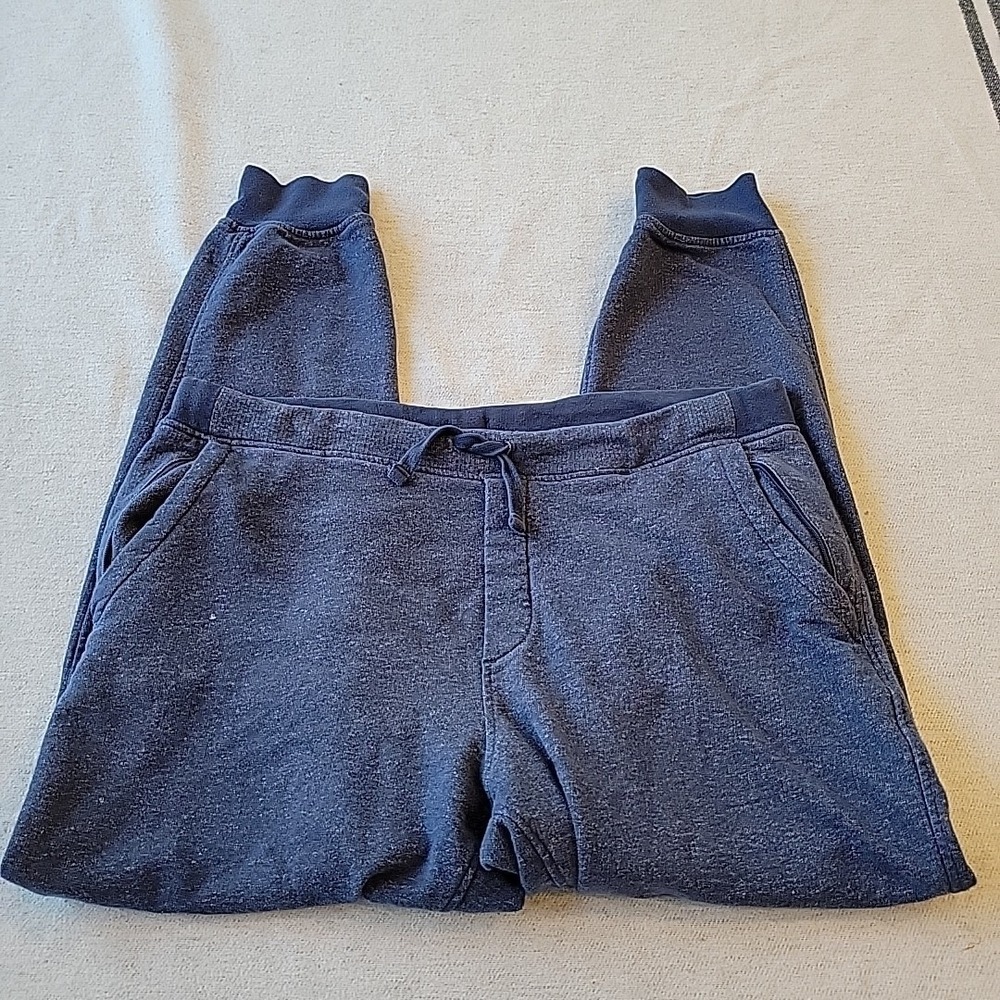 Patagonia Mahnya Fleece Pants Men's Large Blue Sweatpants Joggers STY56666